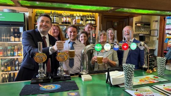 Telford Brewery in Parliament