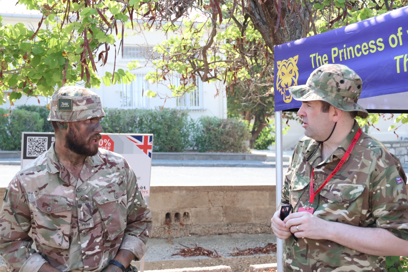 Shaun Davies MP taking part in the Armed Forces Parliamentary scheme