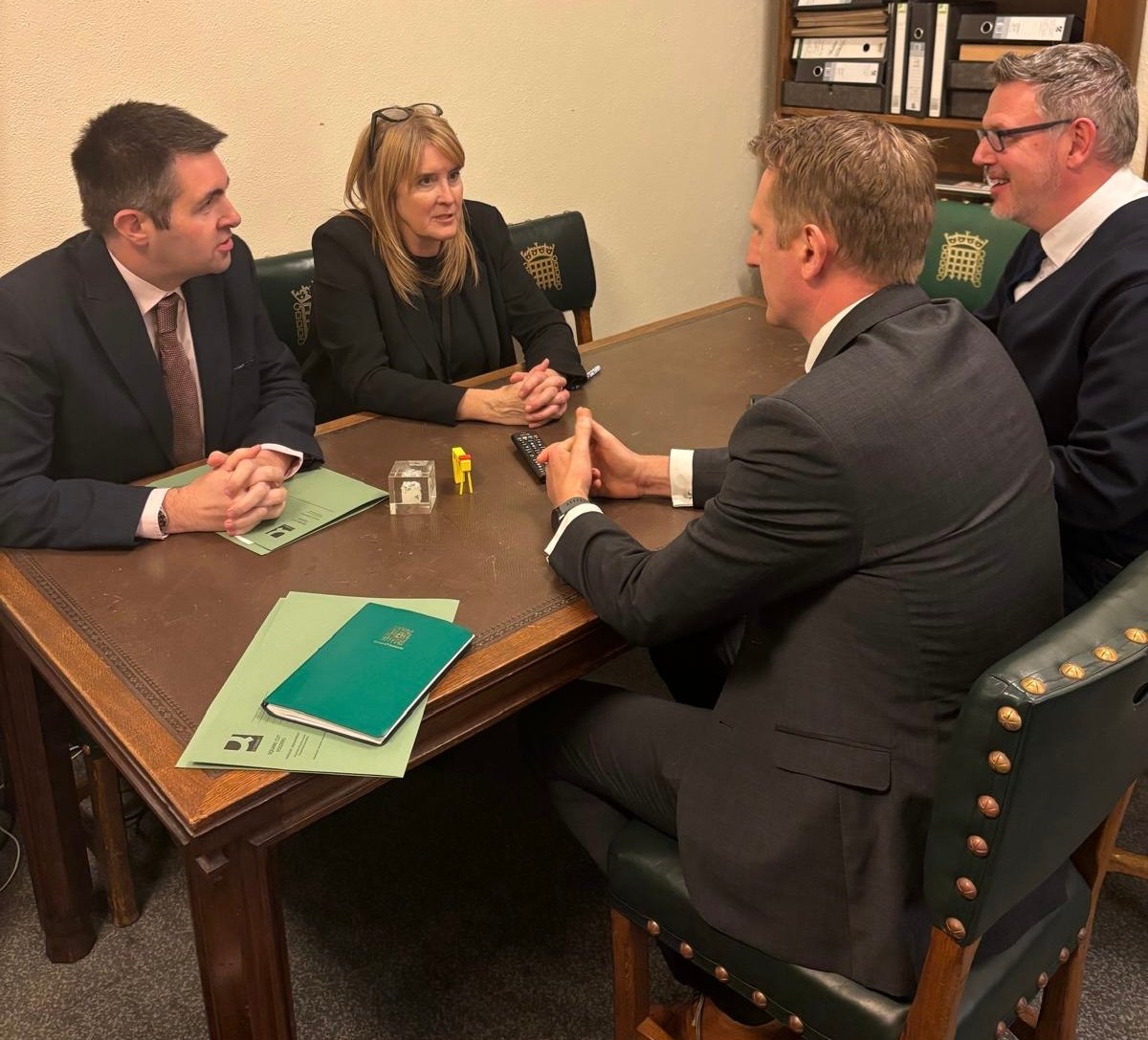 round table meeting with the policing minister Sarah Jones and West Mercia’s PCC John Campion and Chief Constable Richard Cooper. 