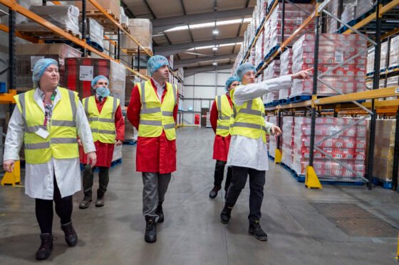 Telford MP Shaun Davies visits Kraft Heinz to Recognise their Investment in Telford and Job Opportunities for Young People