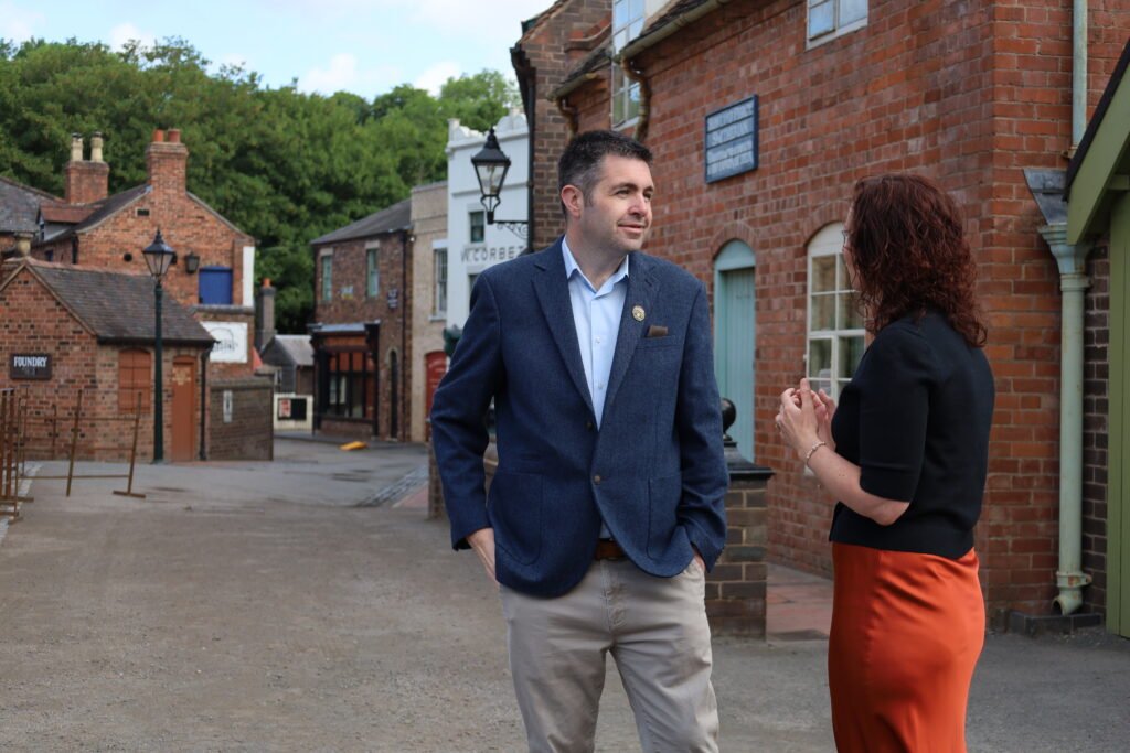 Shaun Davies MP at Blist Hill Museum
