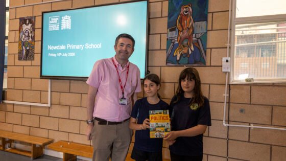 Shaun Visits Newdale Primary School for Careers’ Day