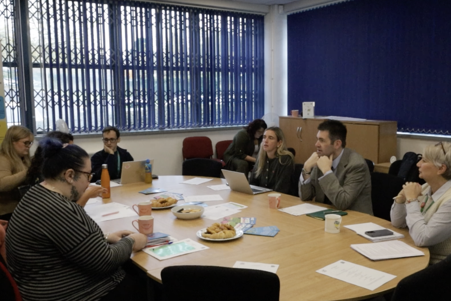 Shaun at SEND roundtable with parents with lived experience, Telford and Wrekin council, CVS and PODS.