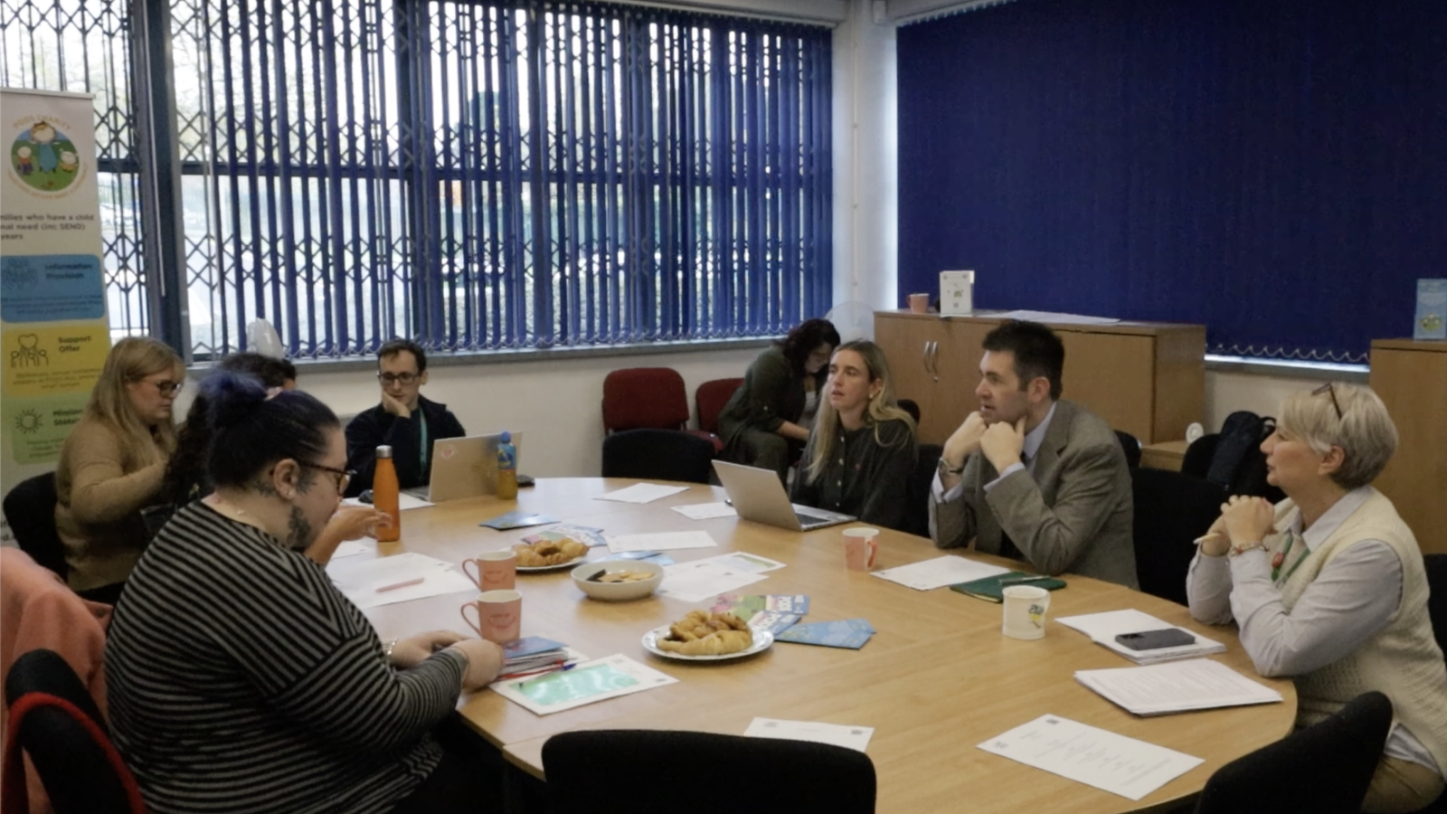 Shaun at SEND roundtable with parents with lived experience, Telford and Wrekin council, CVS and PODS.