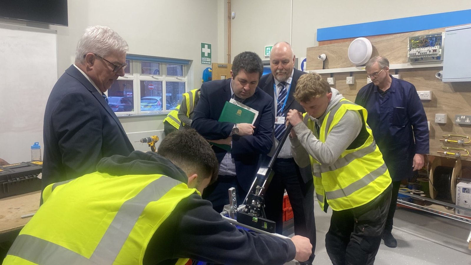 Shaun Davies MP at JTL Training