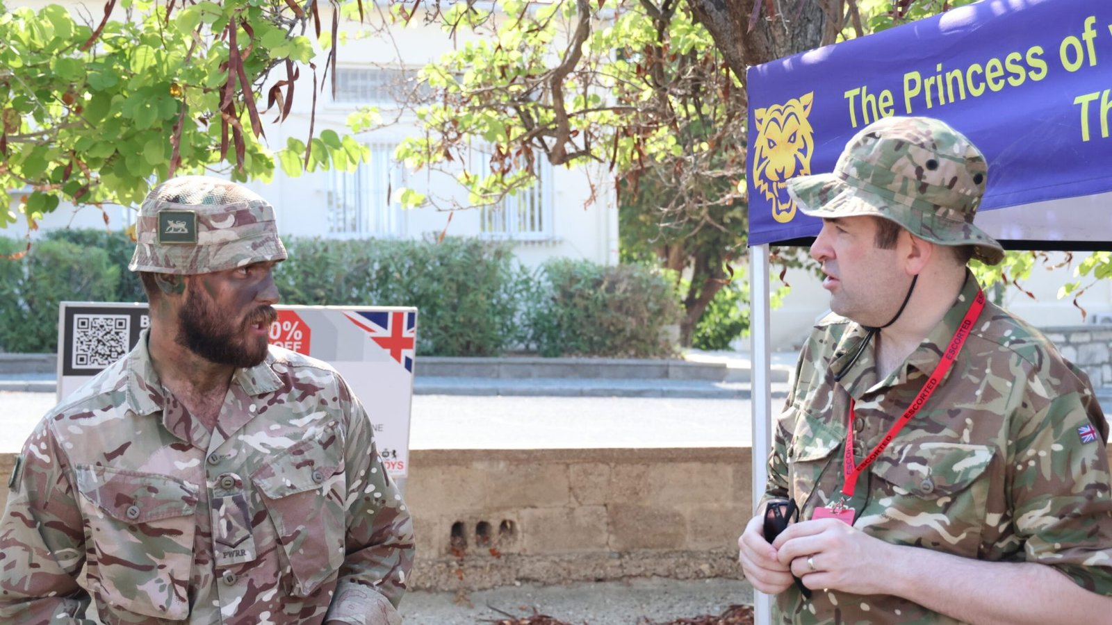 Shaun Davies MP taking part in the Armed Forces Parliamentary scheme